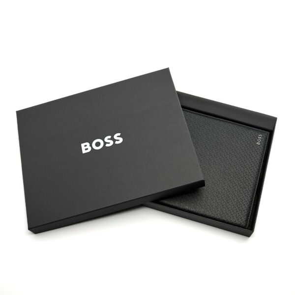 HUGO BOSS FOLDER A4 MONOGRAM BLACK - Image 4