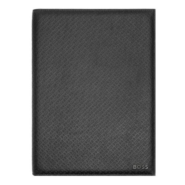 HUGO BOSS FOLDER A4 MONOGRAM BLACK - Image 1