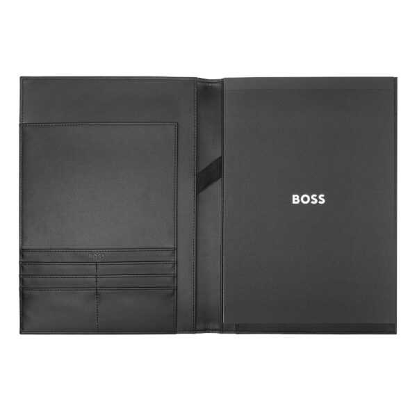 HUGO BOSS FOLDER A4 MONOGRAM BLACK - Image 2