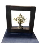 WOODEN FRAME WITH A HANDMADE OLIVE TREE
