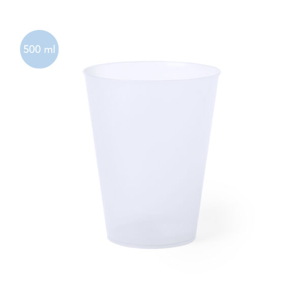 REUSABLE PP CUP GINBERT 500ml - Image 1