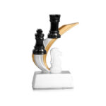 CHESS TROPHY WITH PAWNS FIGURES 14CM - Image 13