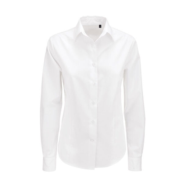WOMEN'S LONG SLEEVE SHIRT WHITE - Image 9