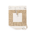DUFFEL TWO-COLOUR BAG LOPSO WITH COTTON DETAILS - Image 4