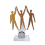 ARTISTIC TEAMWORK PLEXIGLASS AWARD 26.6CM - Image 2