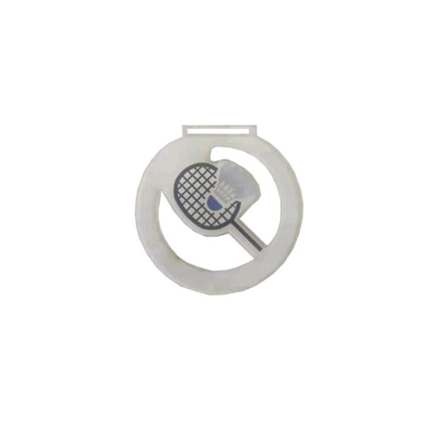 BADMINTON PLEXIGLASS MEDAL - Image 2