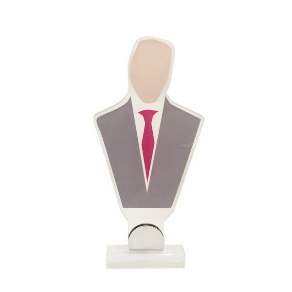 ARTISTIC BUSINESS MAN PLEXIGLASS AWARD 29CM - Image 2