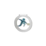 TENNIS PLEXIGLASS MEDAL 7.5CM - Image 2