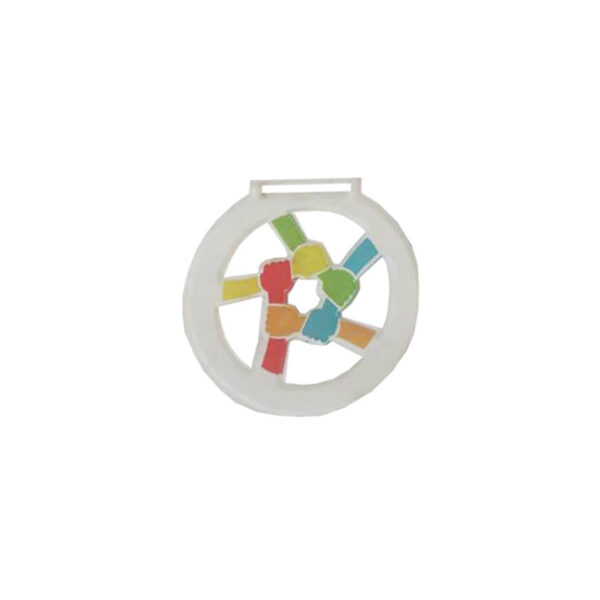 UNITED HANDS PLEXIGLASS MEDAL - Image 2