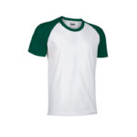 GREEN & WHITE TWO TONE T-SHIRT - Image 2