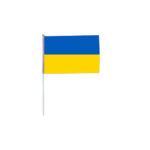 UKRAINE HAND FLAG 30X45CM – HANDHELD NATIONAL FLAG - Image 2