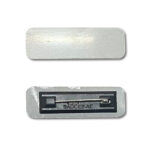 BUDGET SILVER NAME BADGE WITH PIN - Image 2