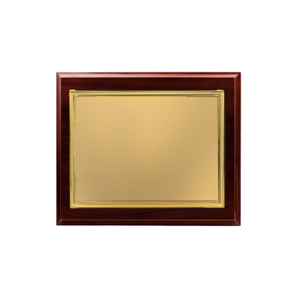 DELUXE WOODEN PLAQUE – CUSTOM AWARD PLAQUE (25.5CM X 20.5CM) - Image 2