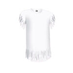 KIDS T-SHIRT IN WHITE WITH FRINGES - Image 2