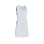 WOMEN DRESS IN WHITE MADE OF ELASTIC FABRIC - Image 4