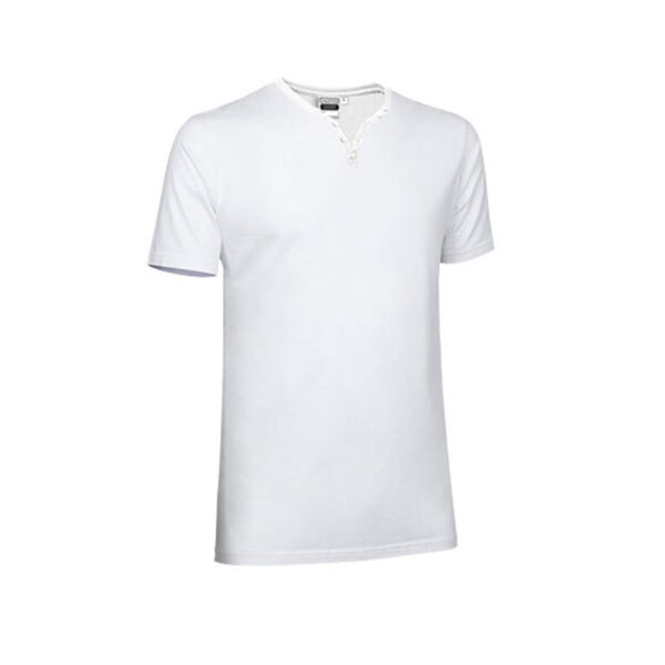 WHITE FIT T-SHIRT WITH NECKLINE DETAIL - Image 2