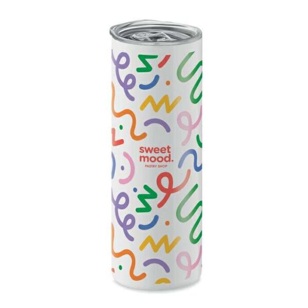 DOUBLE-WALLED THERMAL STAINLESS STEEL TUMBLER - Image 3