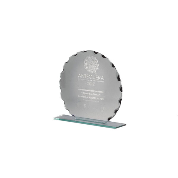 GLASS AWARD 13.5CM - Image 1
