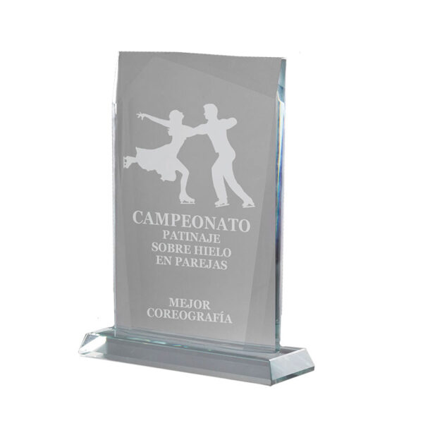 DELUXE 22CM RECTANGLE CRYSTAL AWARD – OUTLET EDITION WITH GIFT BOX - Image 2