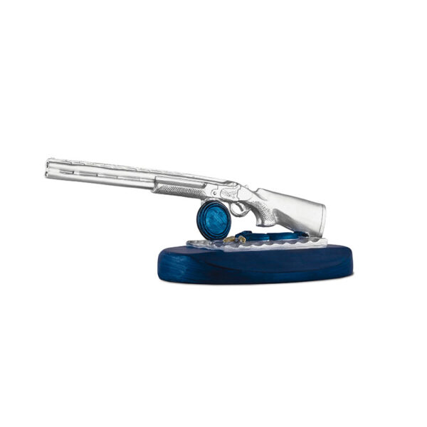 SHOOTING TROPHY 13.5CM WITH BLUE DETAILS - Image 3