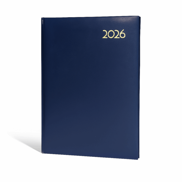 2026 DAILY DIARY A5 BLUE - Image 1