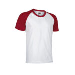WHITE & VIOLET TWO-TONE T-SHIRT – STYLISH 100% COTTON RAGLAN SLEEVE TEE - Image 4