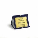 DELUXE VELVET CASE PLAQUE - MEDIUM