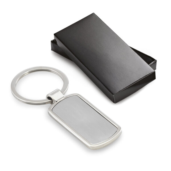 BOHR DOMING KEYRING – CUSTOMIZABLE METAL KEYCHAIN WITH BRANDING SLOT & GIFT BOX - Image 1