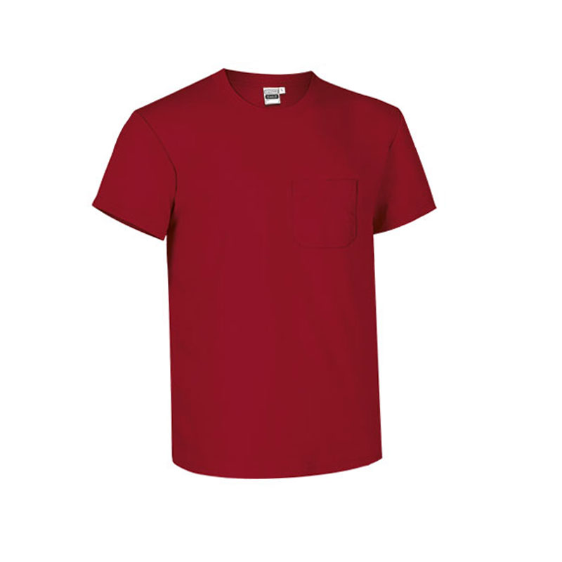 EAGLE.LOTTORED.jpg LOTTO RED T-SHIRT WITH POCKET | 100% COTTON CREW NECK WITH REINFORCED POCKET - Image 1