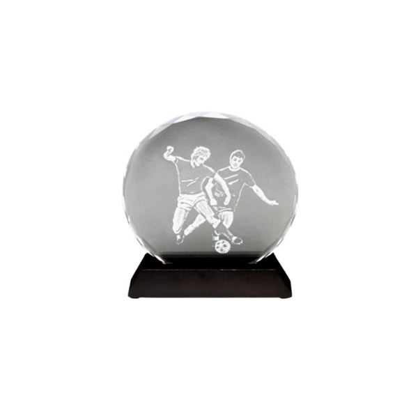 CR4026 FOOTBALL CRYSTAL AWARD 5-8 - Image 1