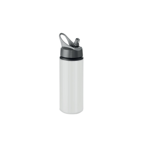 MO9840-06 ALUMINIUM SPORT BOTTLE WHITE - Image 1