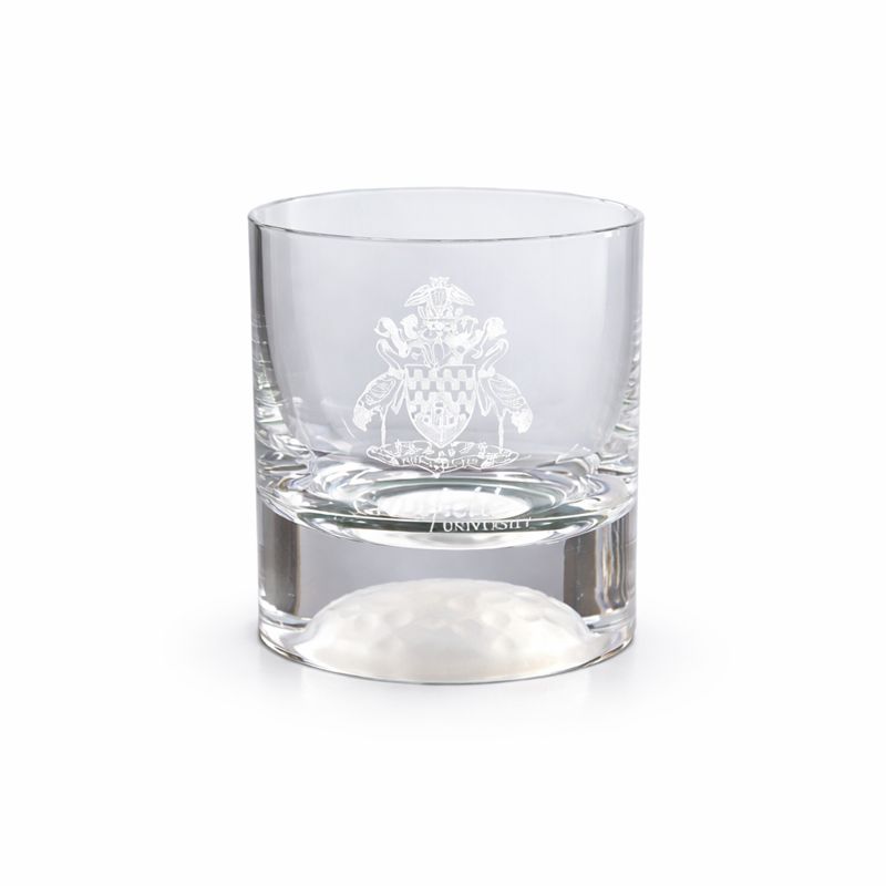 L110 1 240ML HANDMADE GOLF BALL BASE WHISKY TUMBLER – UNIQUE GIFT FOR GOLF & WHISKY - Image 1