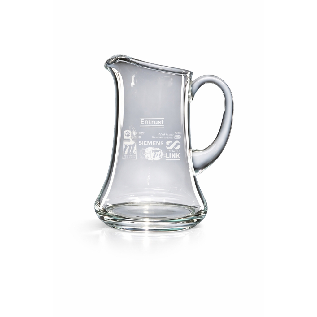 L77 33 1LTR HANDMADE ICE LIP WATER JUG 6-21 - Image 1